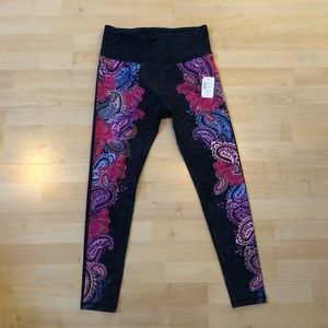 NWT paisley print nanette lepore leggings